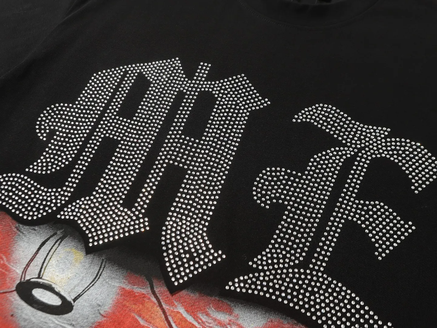 E 8117# Black ｜ MIXED EMOTION In Stock T （fabric):32 Sizes（size）：S-M L X L ： （ A ） （colour）： Black